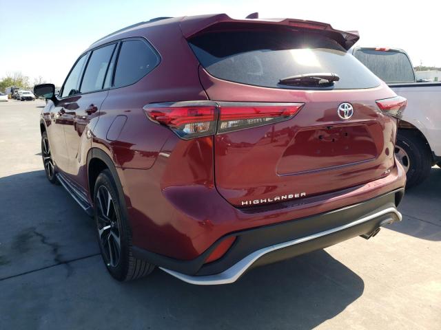 Photo 3 from auction – 2021 TOYOTA HIGHLANDER with VIN 5TDLZRAH2MS086409
