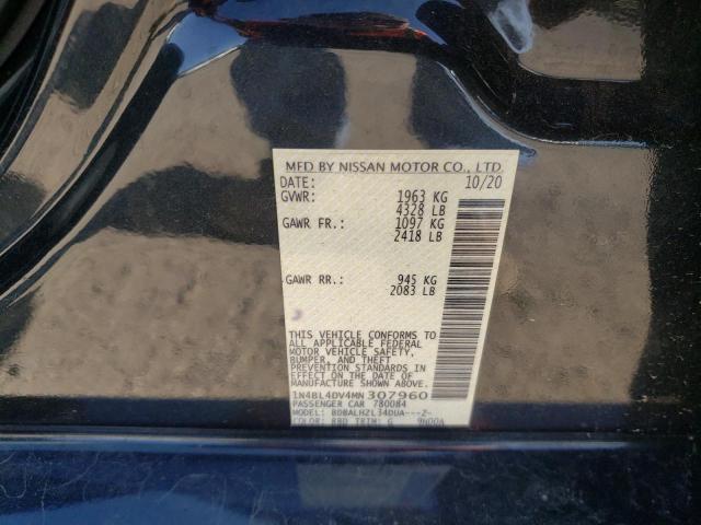 Photo 10 from auction – 2021 NISSAN ALTIMA SV with VIN 1N4BL4DV4MN307960
