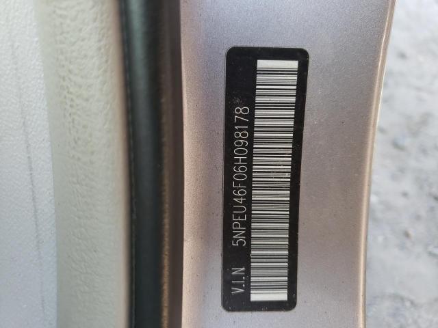 Photo 10 from auction – 2006 HYUNDAI SONATA GLS with VIN 5NPEU46F06H098178