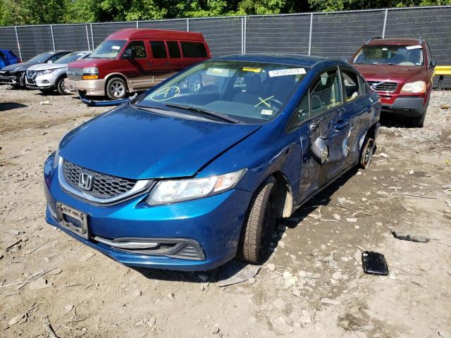 Photo 2 from auction – 2014 HONDA CIVIC LX with VIN 2HGFB2F58EH536508