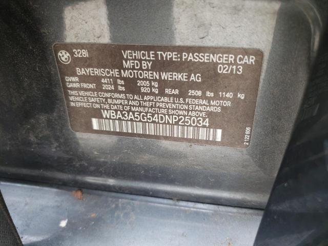 Photo 10 from auction – 2013 BMW 328 I with VIN WBA3A5G54DNP25034