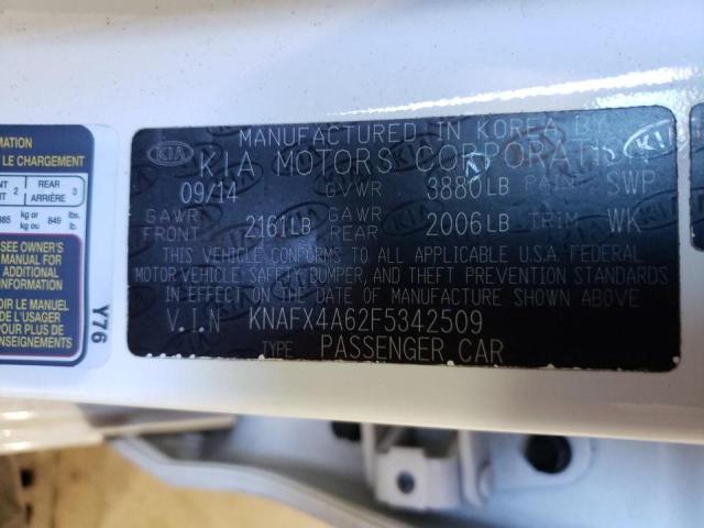 Photo 10 from auction – 2015 KIA FORTE LX with VIN KNAFX4A62F5342509