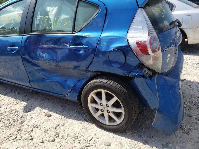 Photo 9 from auction – 2012 TOYOTA PRIUS C with VIN JTDKDTB33C1010719