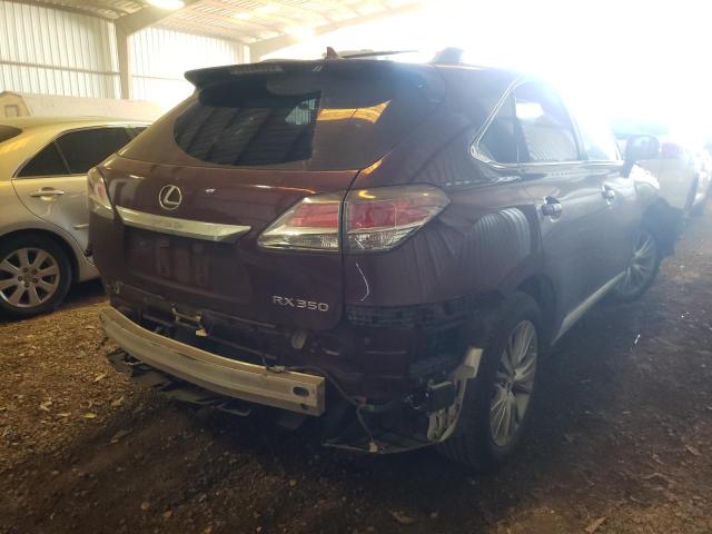 Photo 4 from auction – 2013 LEXUS RX 350 with VIN 2T2ZK1BA8DC117393