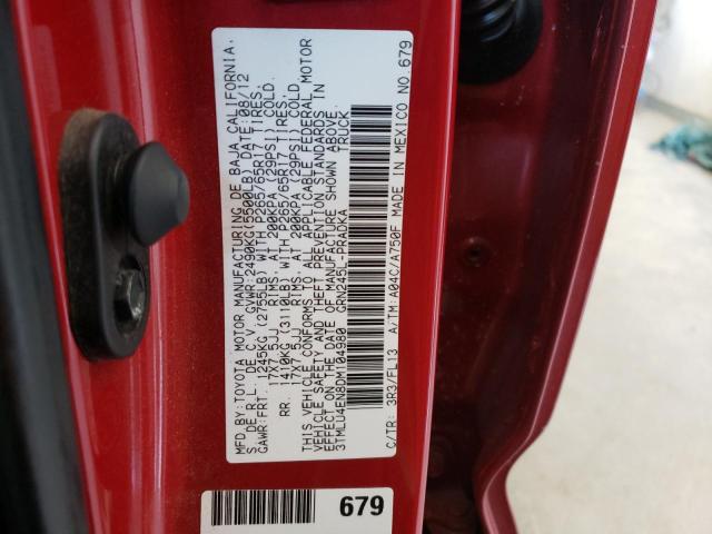 Photo 10 from auction – 2013 TOYOTA TACOMA DOU with VIN 3TMLU4EN8DM104980