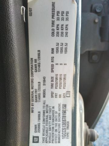 Photo 10 from auction – 2007 CHEVROLET COLORADO with VIN 1GCCS13E878198150