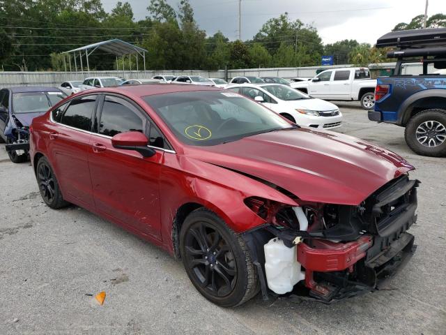 FORD FUSION SE 2019 with VIN 3FA6P0HDXKR111581 - Photo from auction