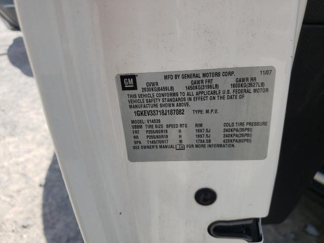 Photo 10 from auction – 2008 GMC ACADIA SLT with VIN 1GKEV33718J187082