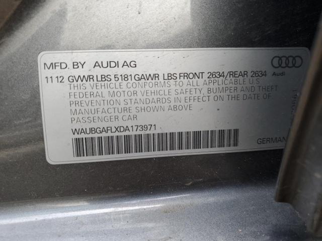 Photo 10 from auction – 2013 AUDI S4 PREMIUM with VIN WAUBGAFLXDA173971