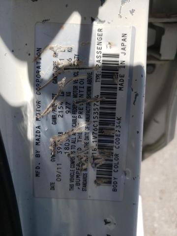 Photo 10 from auction – 2012 MAZDA 3 I with VIN JM1BL1V76C1535764