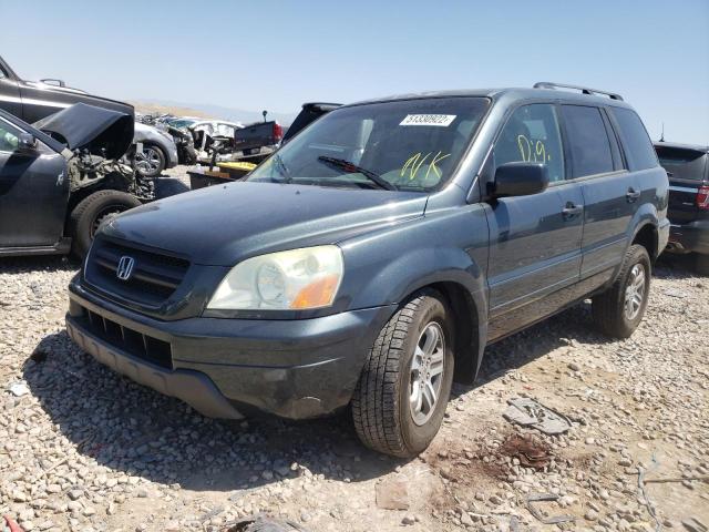 Фото 2 с аукциона – 2005 HONDA PILOT EXL с VIN 5FNYF18535B009291