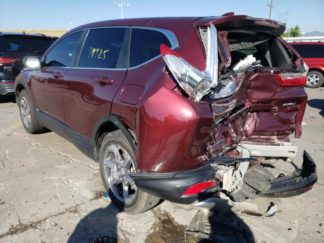 Photo 3 from auction – 2019 HONDA CR-V EX with VIN 7FARW2H56KE062819