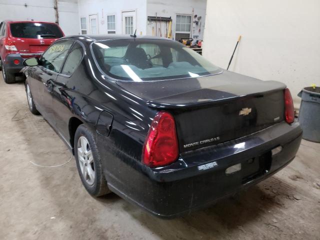 Photo 3 from auction – 2007 CHEVROLET MONTE CARL with VIN 2G1WJ15K079370154