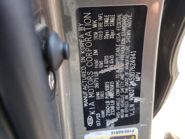 صورة رقم 10 من المزاد - 2013 KIA SOUL مع VIN KNDJT2A53D7624941