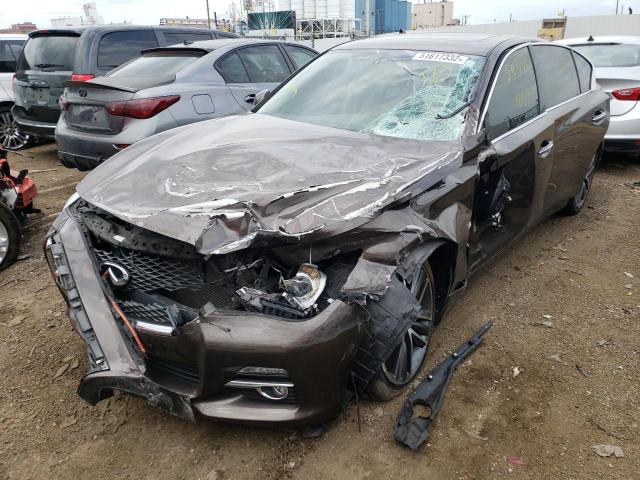 Photo 2 from auction – 2014 INFINITI Q50 BASE with VIN JN1BV7ARXEM706301