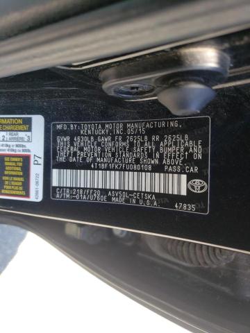 Photo 10 from auction – 2015 TOYOTA CAMRY LE with VIN 4T1BF1FK7FU080108
