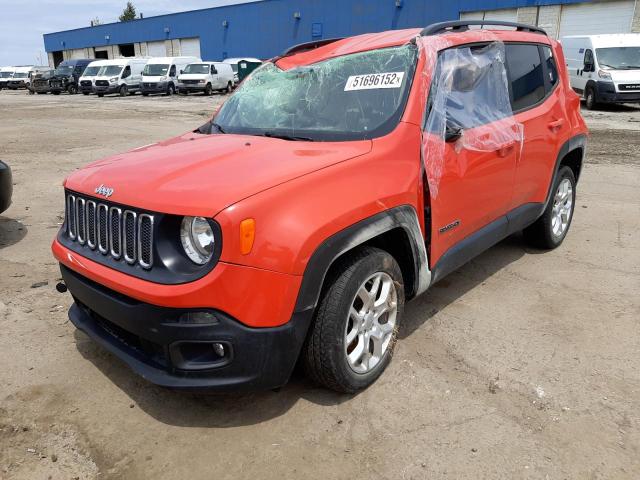 Photo 2 from auction – 2018 JEEP RENEGADE L with VIN ZACCJBBB8JPJ53271