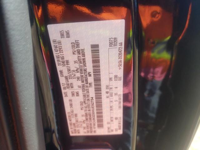 Photo 10 from auction – 2017 FORD ESCAPE SE with VIN 1FMCU9GD0HUE92754