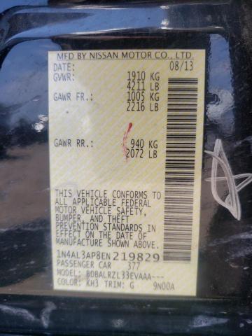 Photo 10 from auction – 2014 NISSAN ALTIMA 2.5 with VIN 1N4AL3AP8EN219829