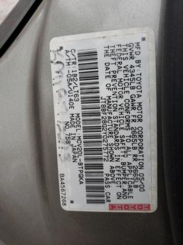 Photo 10 from auction – 2000 LEXUS ES 300 with VIN JT8BF28G2Y0275772