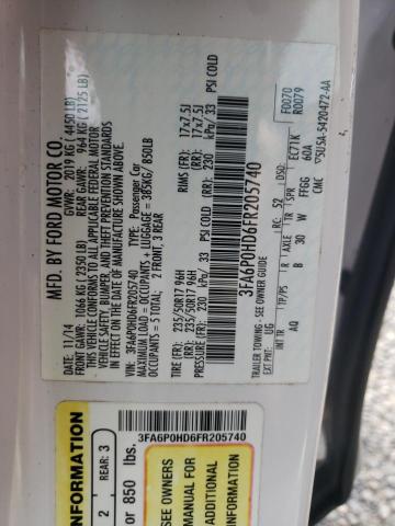 Photo 10 from auction – 2015 FORD FUSION SE with VIN 3FA6P0HD6FR205740