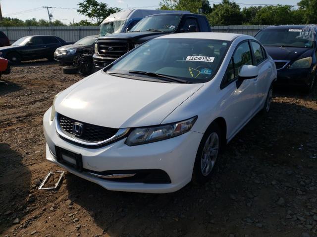 Photo 2 from auction – 2013 HONDA CIVIC LX with VIN 2HGFB2F59DH570018