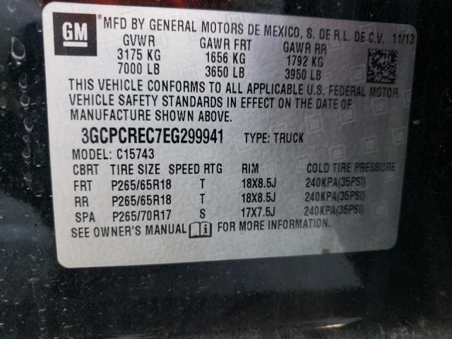 Photo 10 from auction – 2014 CHEVROLET SILVERADO with VIN 3GCPCREC7EG299941
