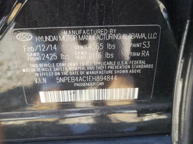 Photo 10 from auction – 2014 HYUNDAI SONATA GLS with VIN 5NPEB4AC1EH894844