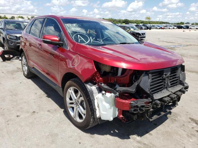 FORD EDGE TITAN 2017 with VIN 2FMPK3K95HBC11397 - Photo from auction