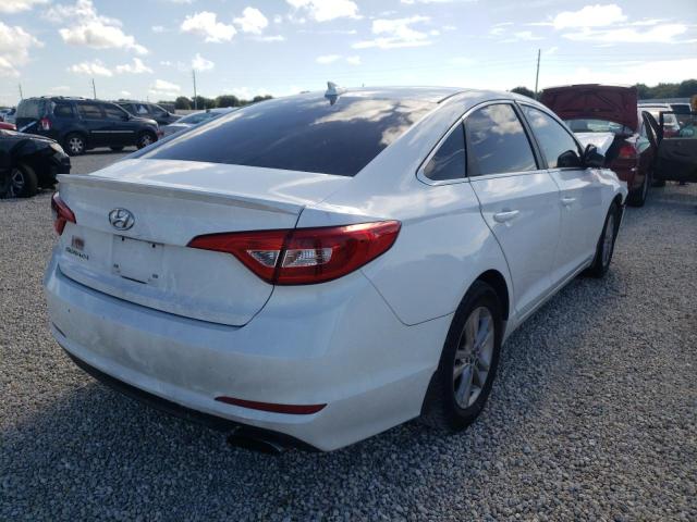 Photo 4 from auction – 2017 HYUNDAI SONATA SE with VIN 5NPE24AF0HH484860