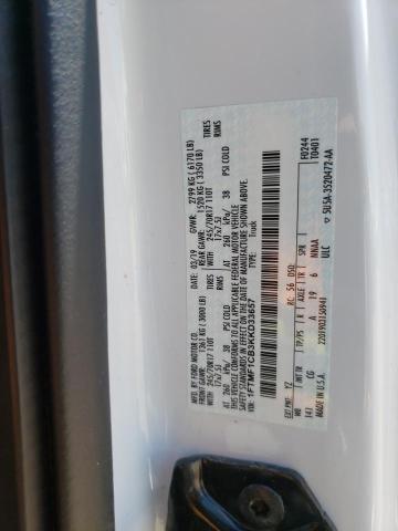 Photo 10 from auction – 2019 FORD F150 with VIN 1FTMF1CB3KKD33657