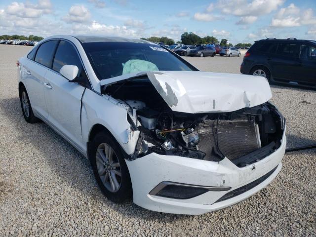 HYUNDAI SONATA SE 2017 with VIN 5NPE24AF0HH484860 - Photo from auction