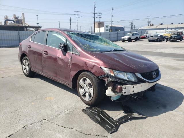 HONDA CIVIC LX 2015 with VIN 19XFB2F51FE212537 - Photo from auction