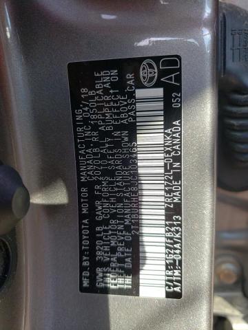 Photo 10 from auction – 2018 TOYOTA COROLLA L with VIN 2T1BURHE8JC103465