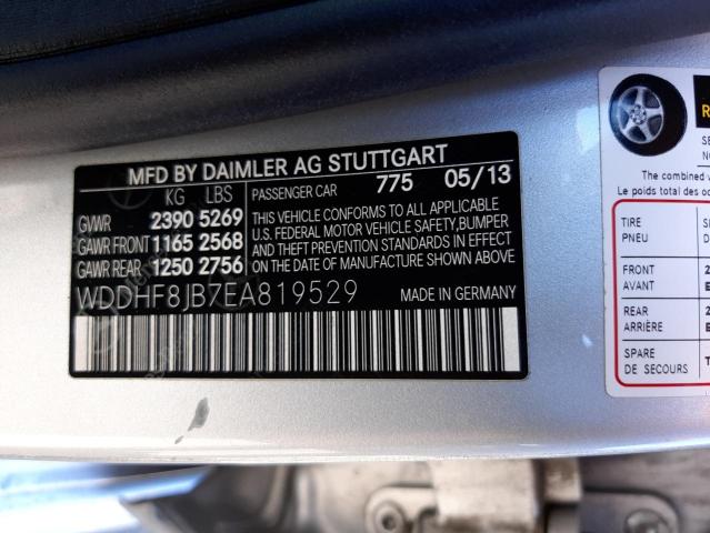 Photo 10 from auction – 2014 MERCEDES-BENZ E 350 4MAT with VIN WDDHF8JB7EA819529
