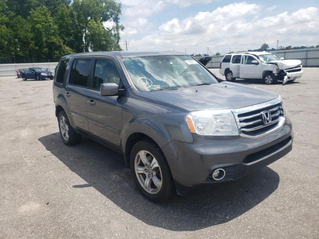 HONDA PILOT EX 2013 with VIN 5FNYF4H45DB052683 - Photo from auction