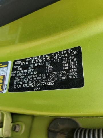 Фото 10 с аукциона – 2015 KIA SOUL с VIN KNDJN2A22F7789396