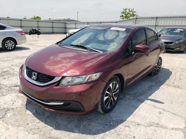 Photo 2 from auction – 2014 HONDA CIVIC EX with VIN 2HGFB2F81EH547845