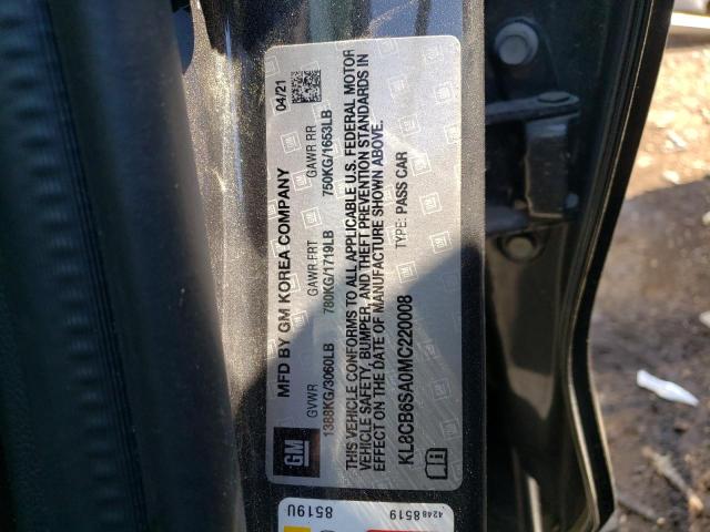 Photo 10 from auction – 2021 CHEVROLET SPARK LS with VIN KL8CB6SA0MC220008