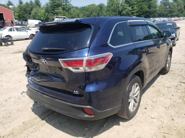 Photo 4 from auction – 2015 TOYOTA HIGHLANDER with VIN 5TDBKRFH0FS073167