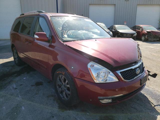 KIA SEDONA LX 2014 with VIN KNDMG4C77E6545324 - Photo from auction