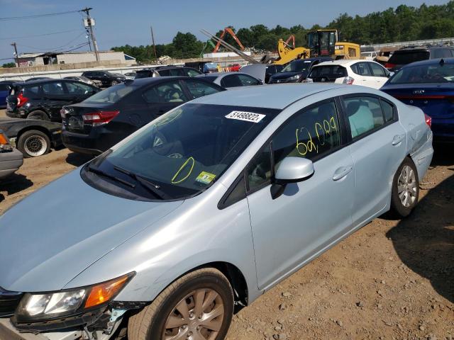 Photo 2 from auction – 2012 HONDA CIVIC LX with VIN 19XFB2F54CE374626