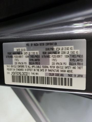 Photo 10 from auction – 2020 MAZDA CX-5 TOURI with VIN JM3KFBCM9L0803211