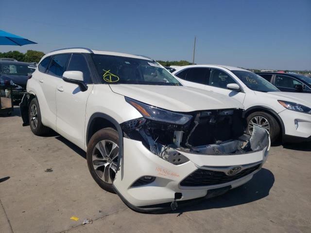 TOYOTA HIGHLANDER 2021 with VIN 5TDGZRAH0MS052552 - Photo from auction