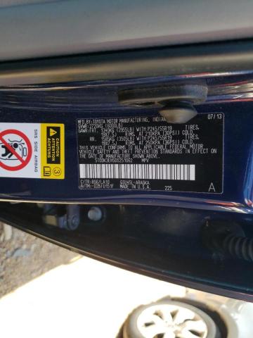 Photo 10 from auction – 2013 TOYOTA HIGHLANDER with VIN 5TDDK3EH5DS251062