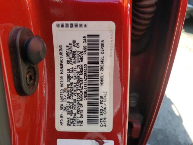 Photo 10 from auction – 2010 TOYOTA COROLLA BA with VIN 1NXBU4EE4AZ259122