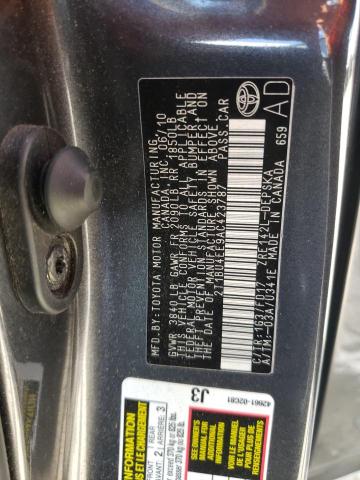 Photo 10 from auction – 2010 TOYOTA COROLLA BA with VIN 2T1BU4EE9AC423787
