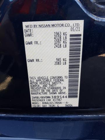 Photo 10 from auction – 2021 NISSAN ALTIMA S with VIN 1N4BL4BV0MN389544