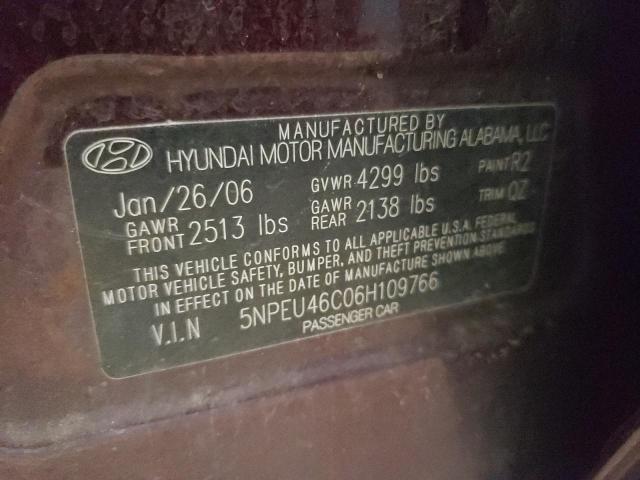 Photo 10 from auction – 2006 HYUNDAI SONATA GLS with VIN 5NPEU46C06H109766