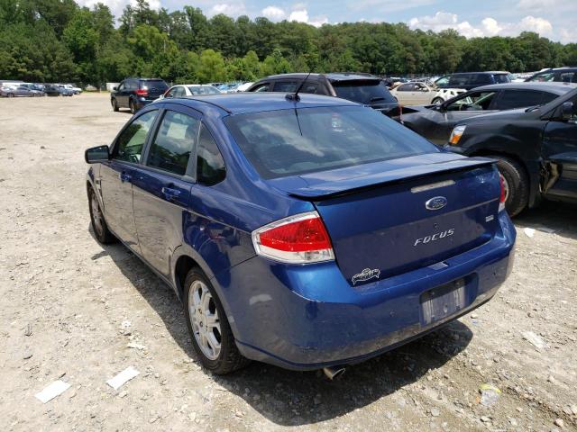Photo 3 from auction – 2008 FORD FOCUS SE with VIN 1FAHP35N18W256389